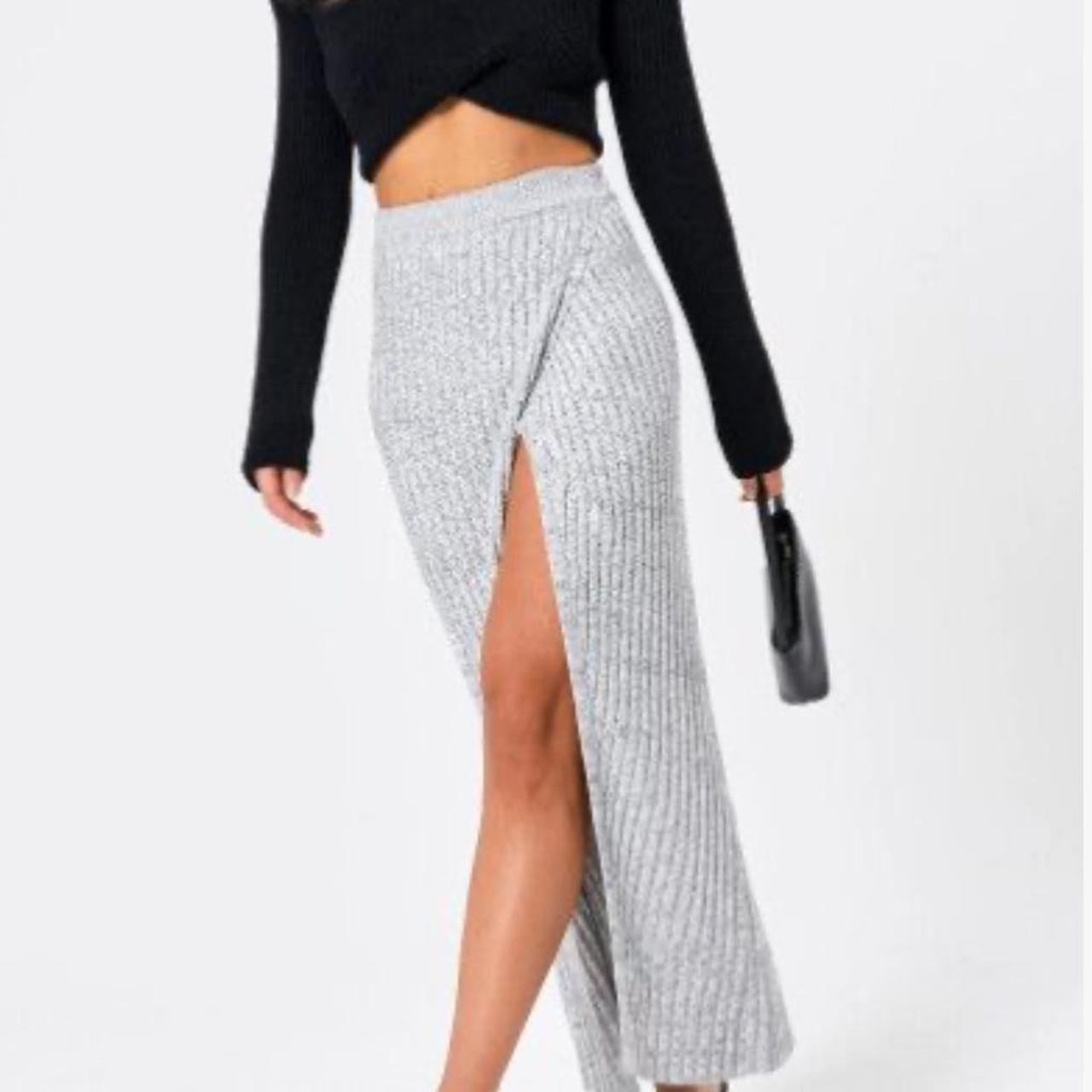 Glassons split knit on sale skirt