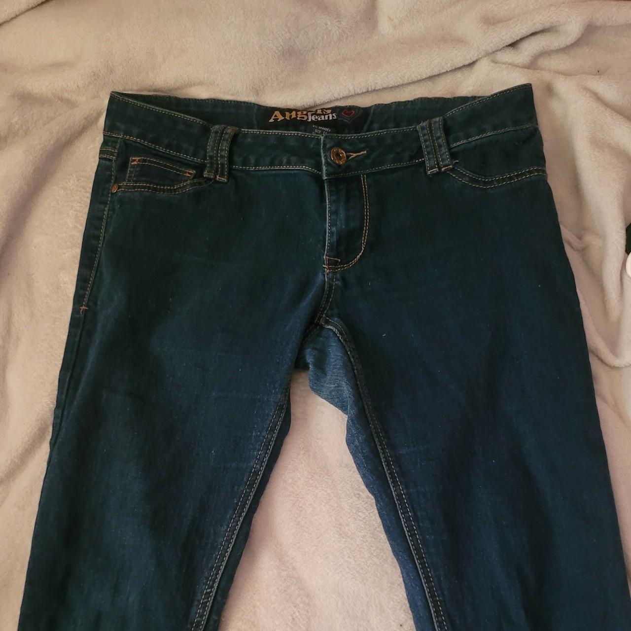 angels brand super cute jeans, the belt straps on... - Depop