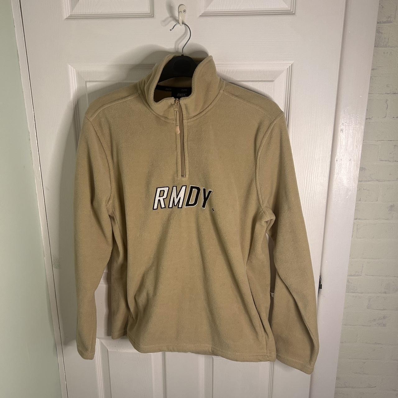 RMDY tan and cream fleece jumper, Worn a fair