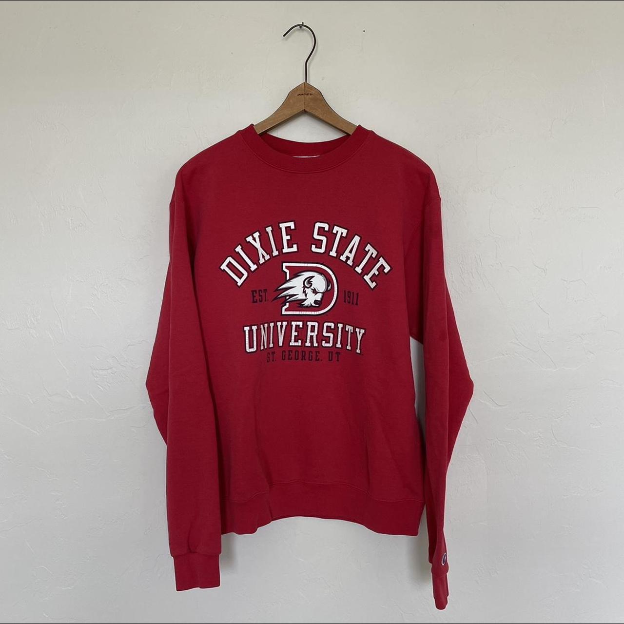 Modern Champion Dixie State University crewneck Size... - Depop