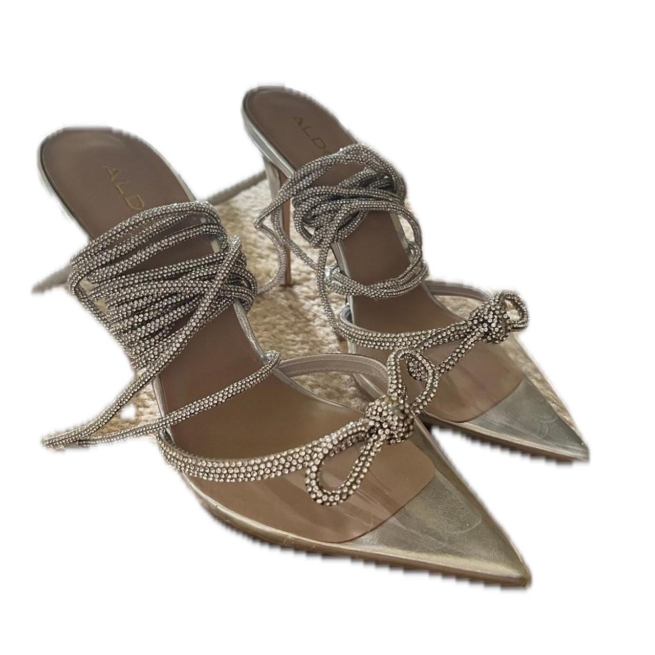 aldo rhinestone heels