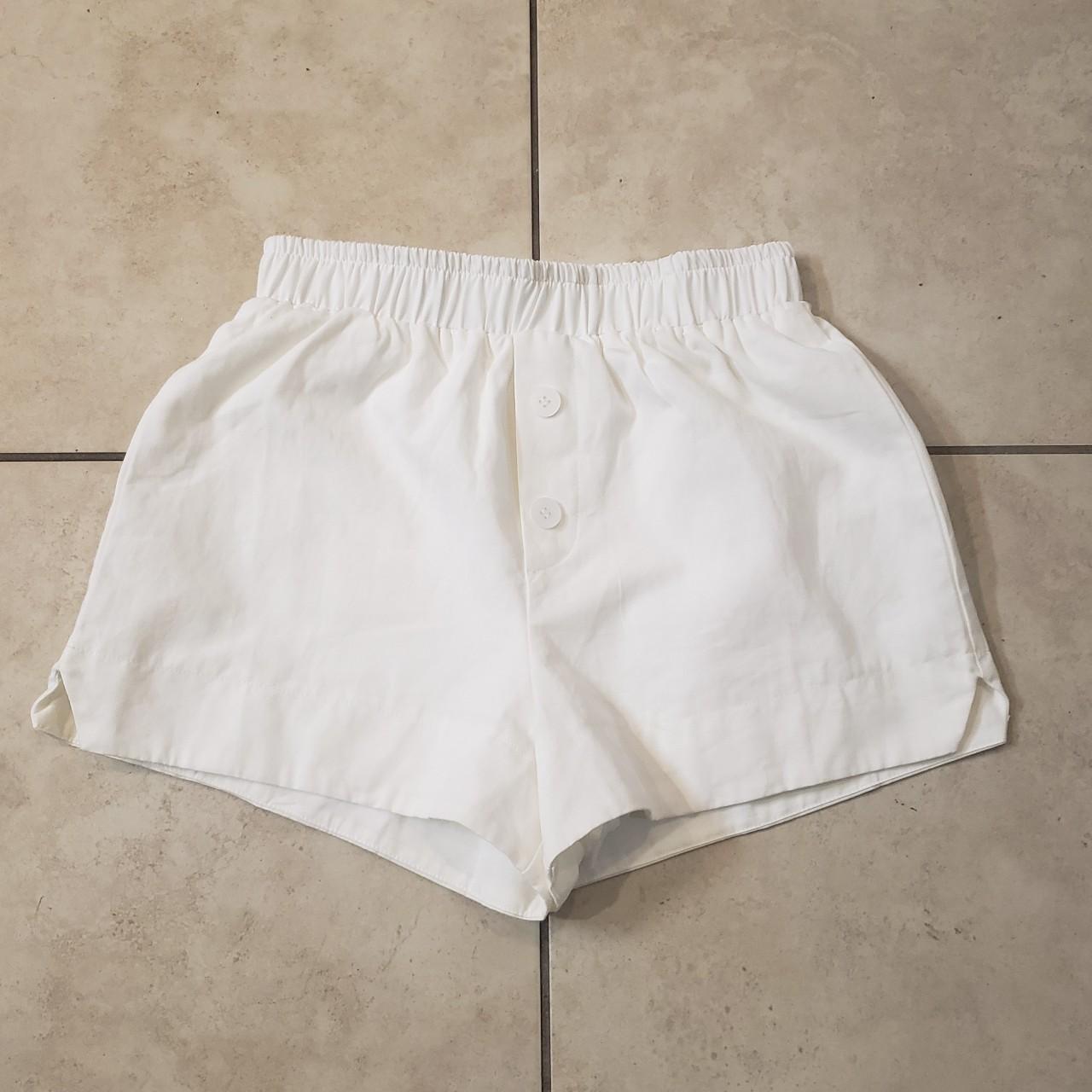 Princess Polly Women's White Shorts | Depop