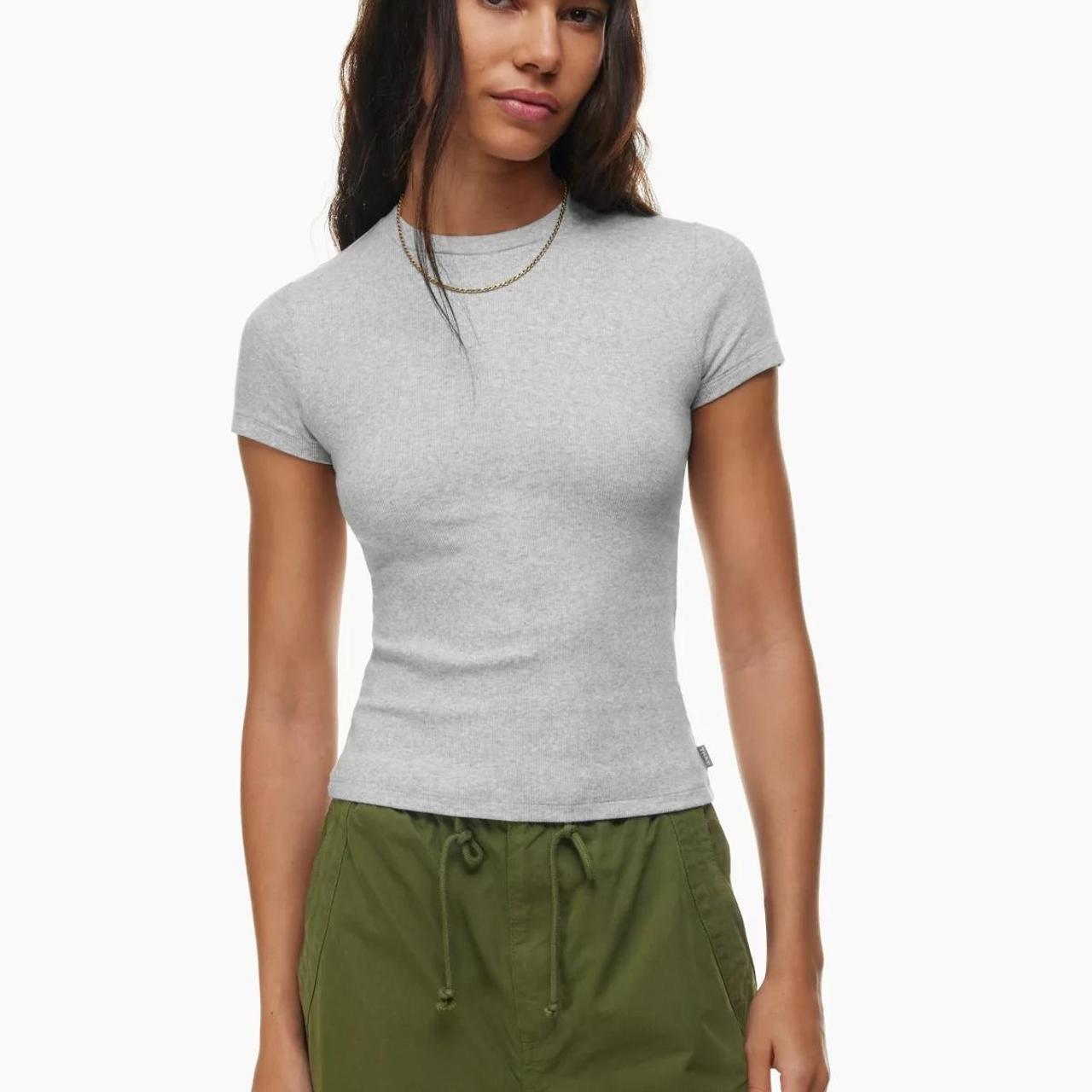 Aritzia TNA Homestretch Crew TShirt XS Heather... Depop