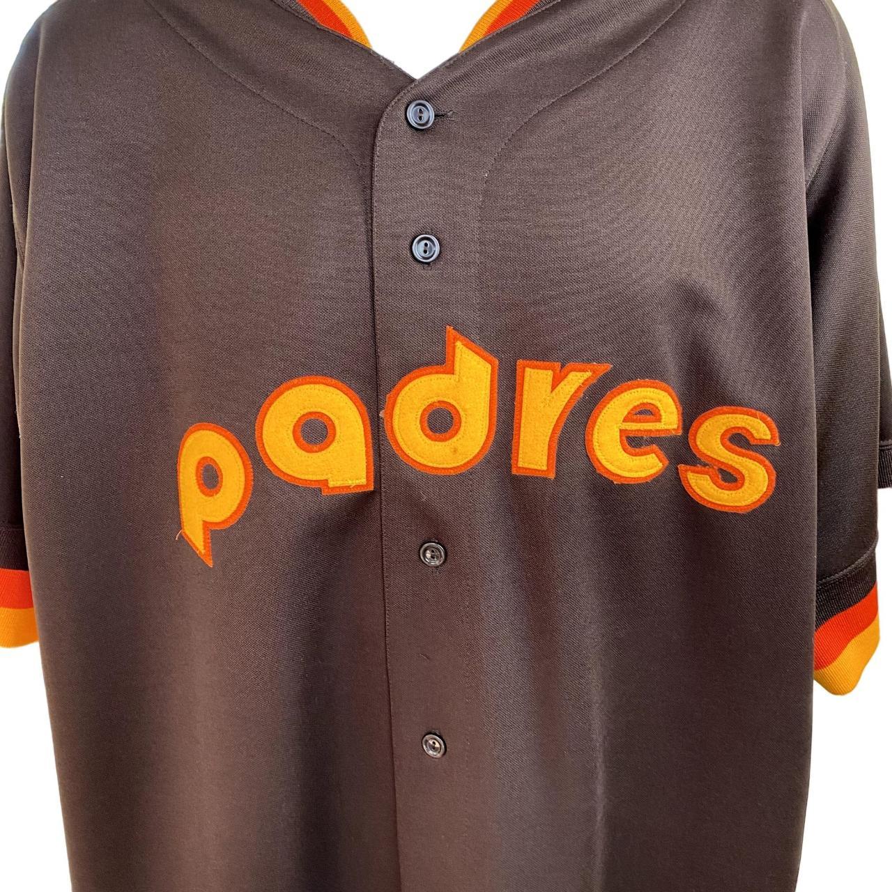 Vintage Padres Majestic Cooperstown Jersey Size - Depop