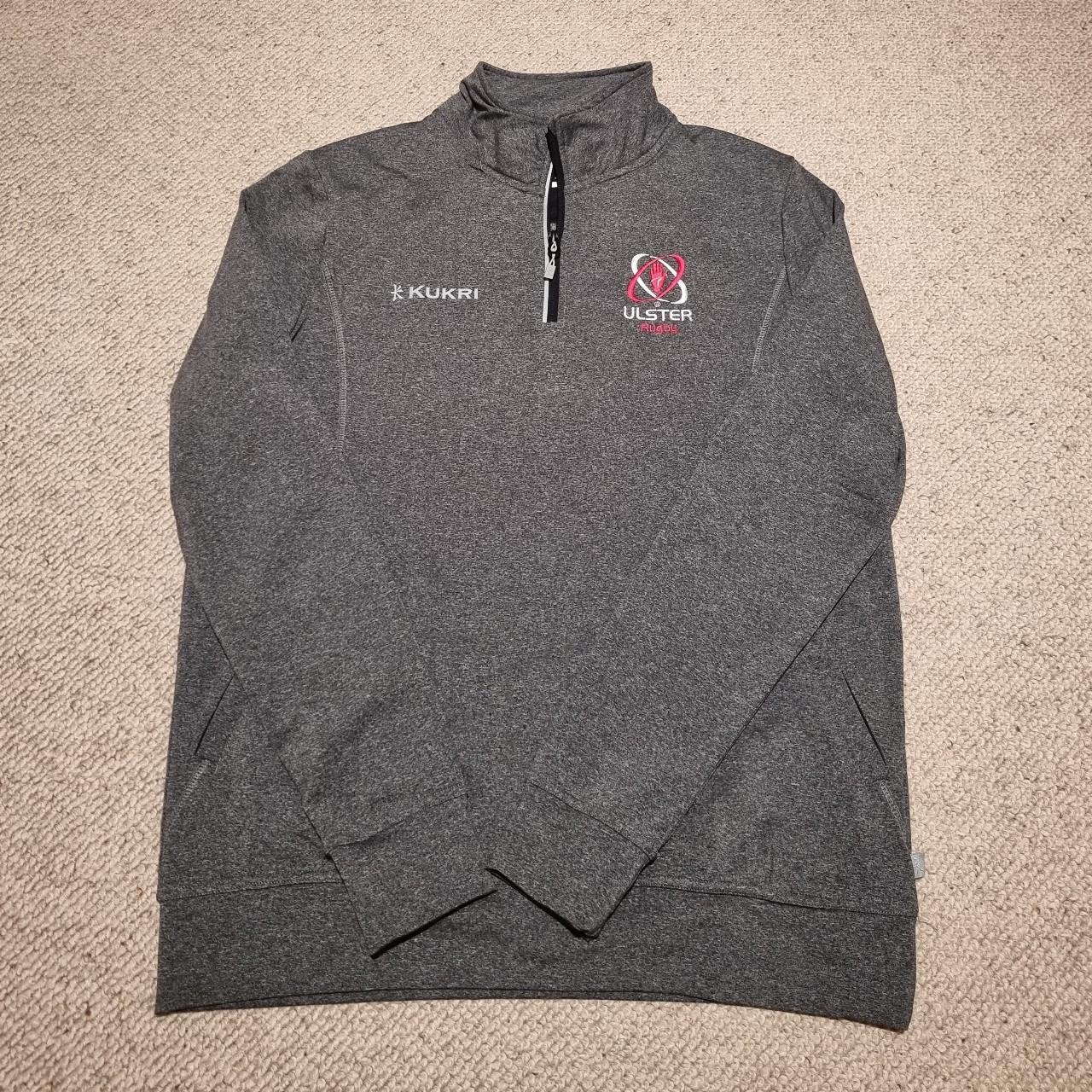 Ulster Rugby Charcoal Grey 1/4 Zip Large Like... Depop