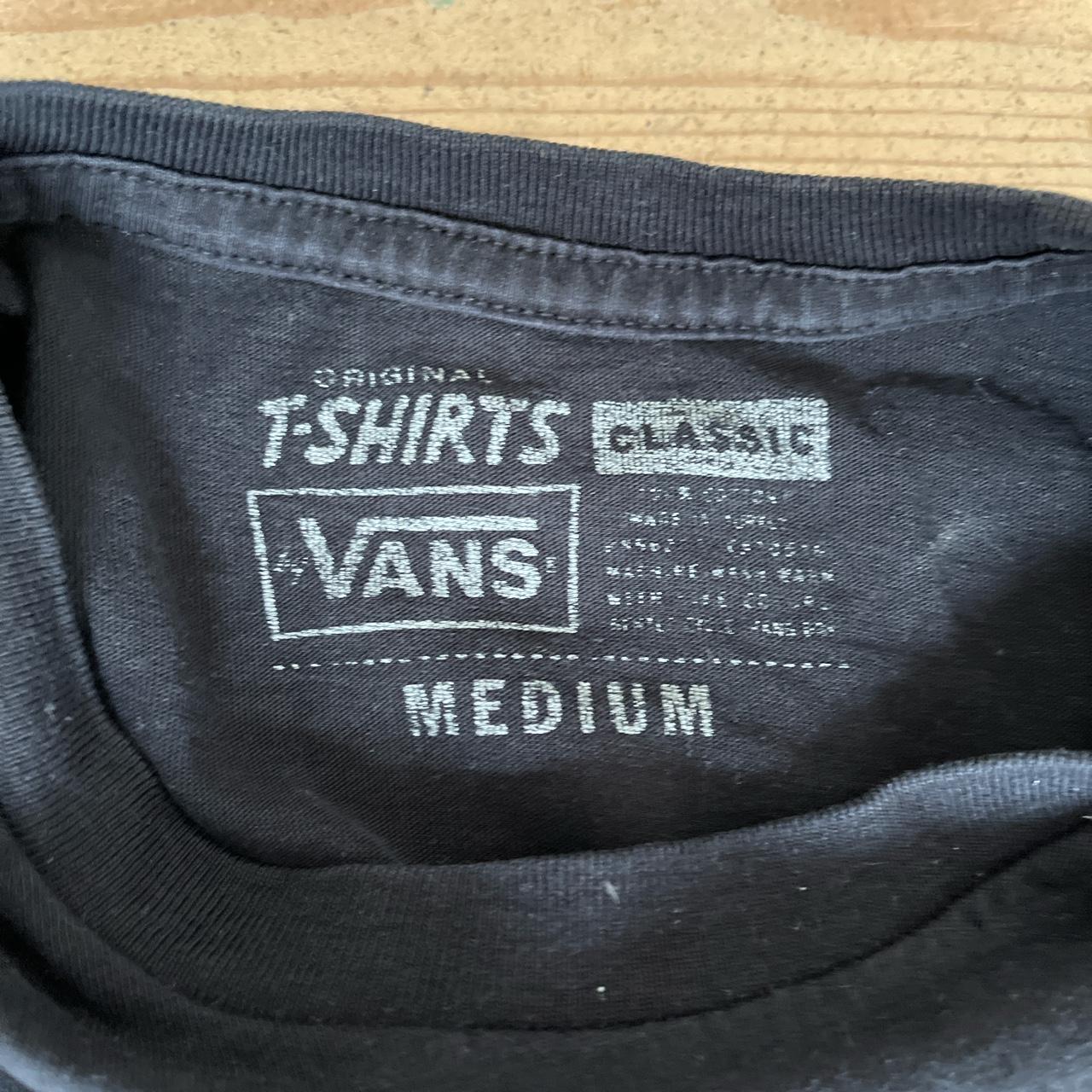 Classic black, vans ‘off the wall’ T-shirt. Very... - Depop