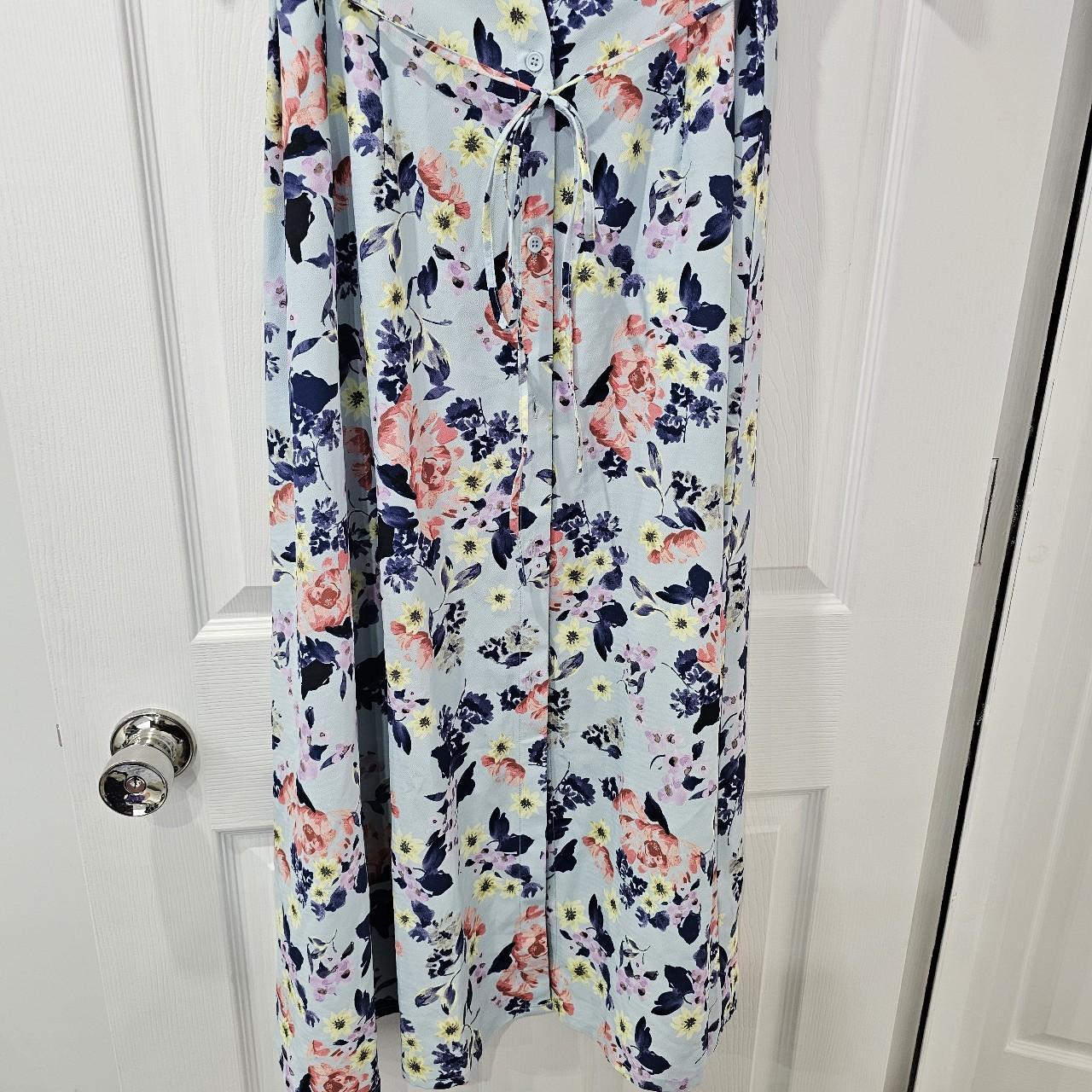 French Connection cerisier floral tied dress size 12