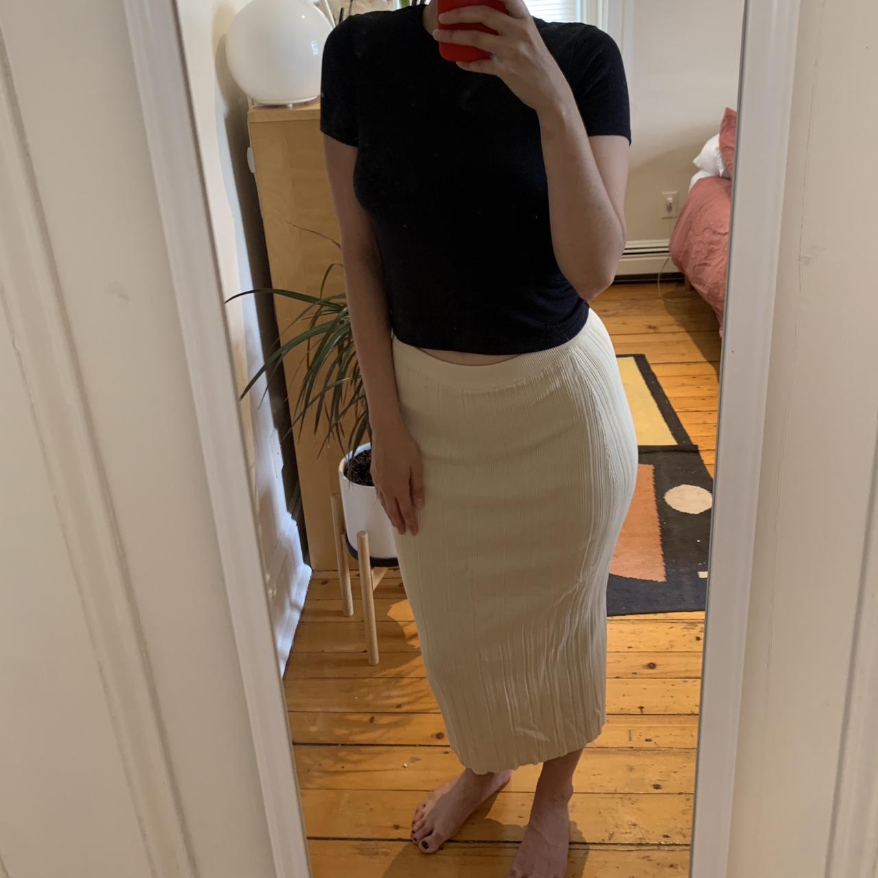 Zara knit cream maxi It’s actually new but