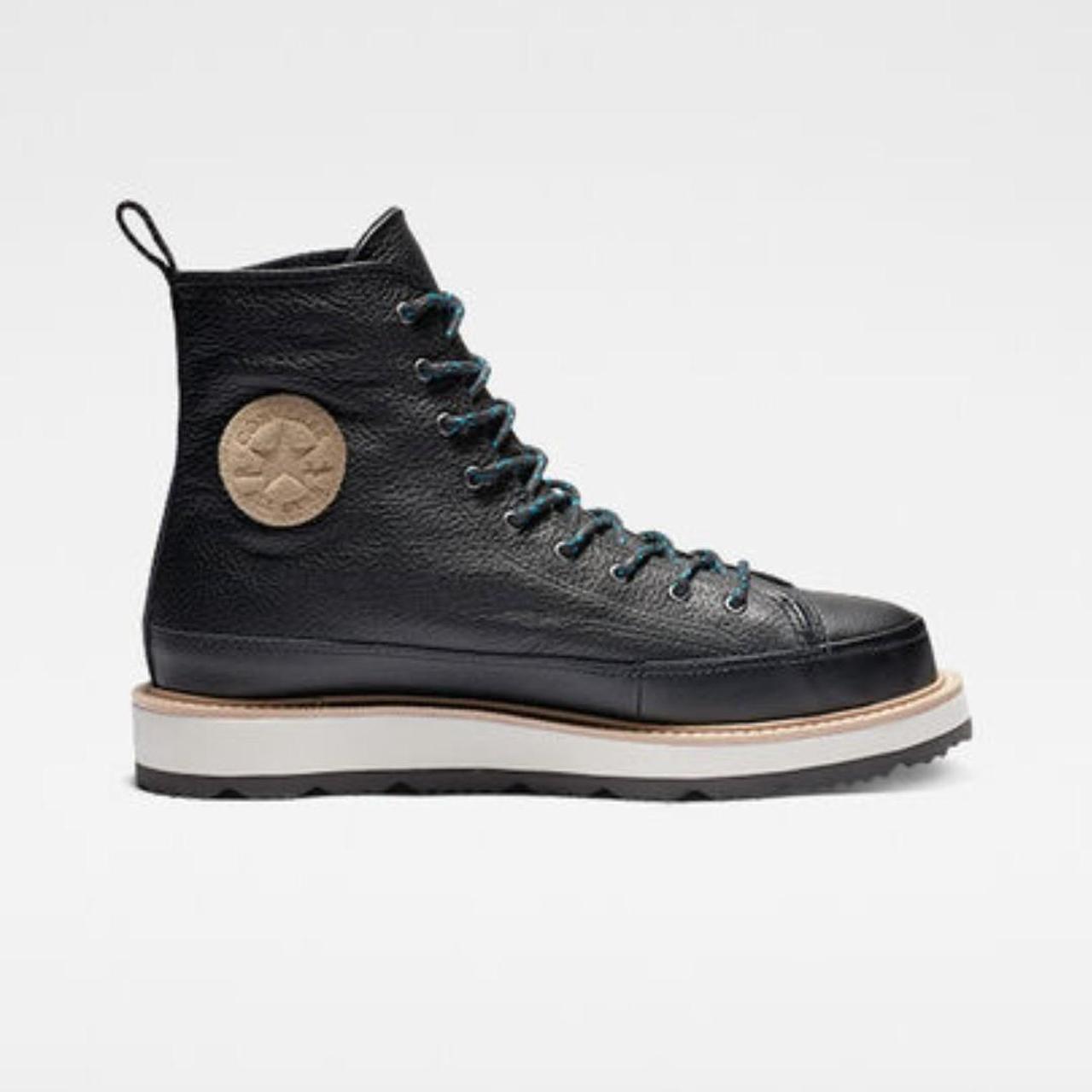 Leather converse deals boots