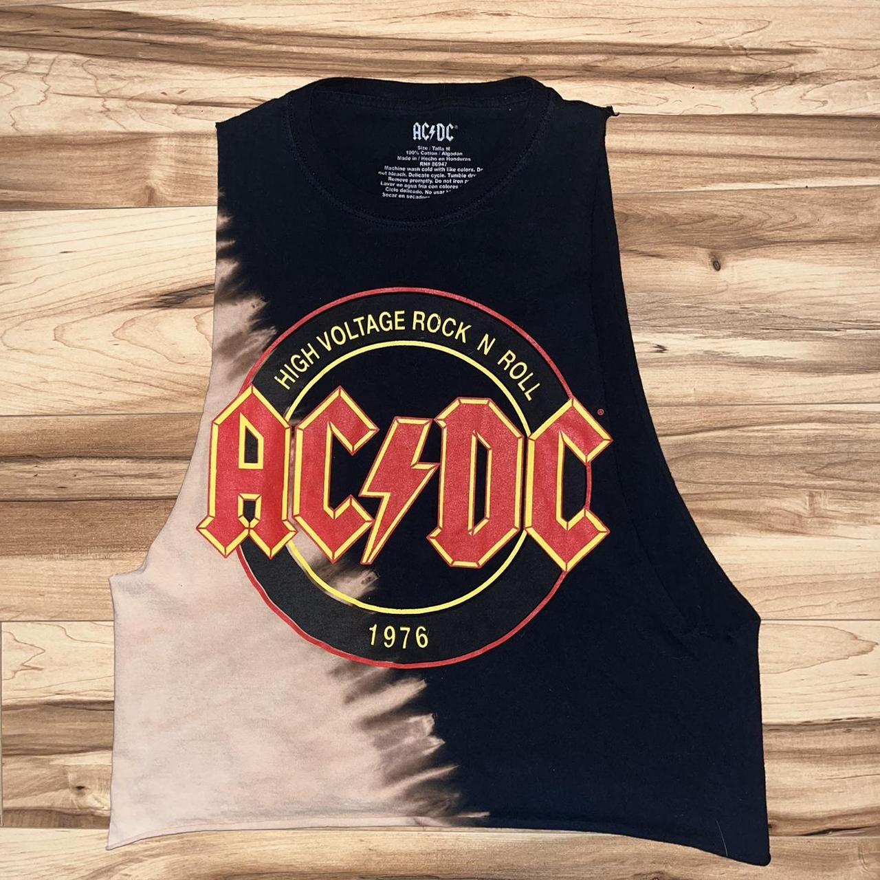 ac/dc muscle tee🎸 $4 ship open to trades :) men’s... - Depop