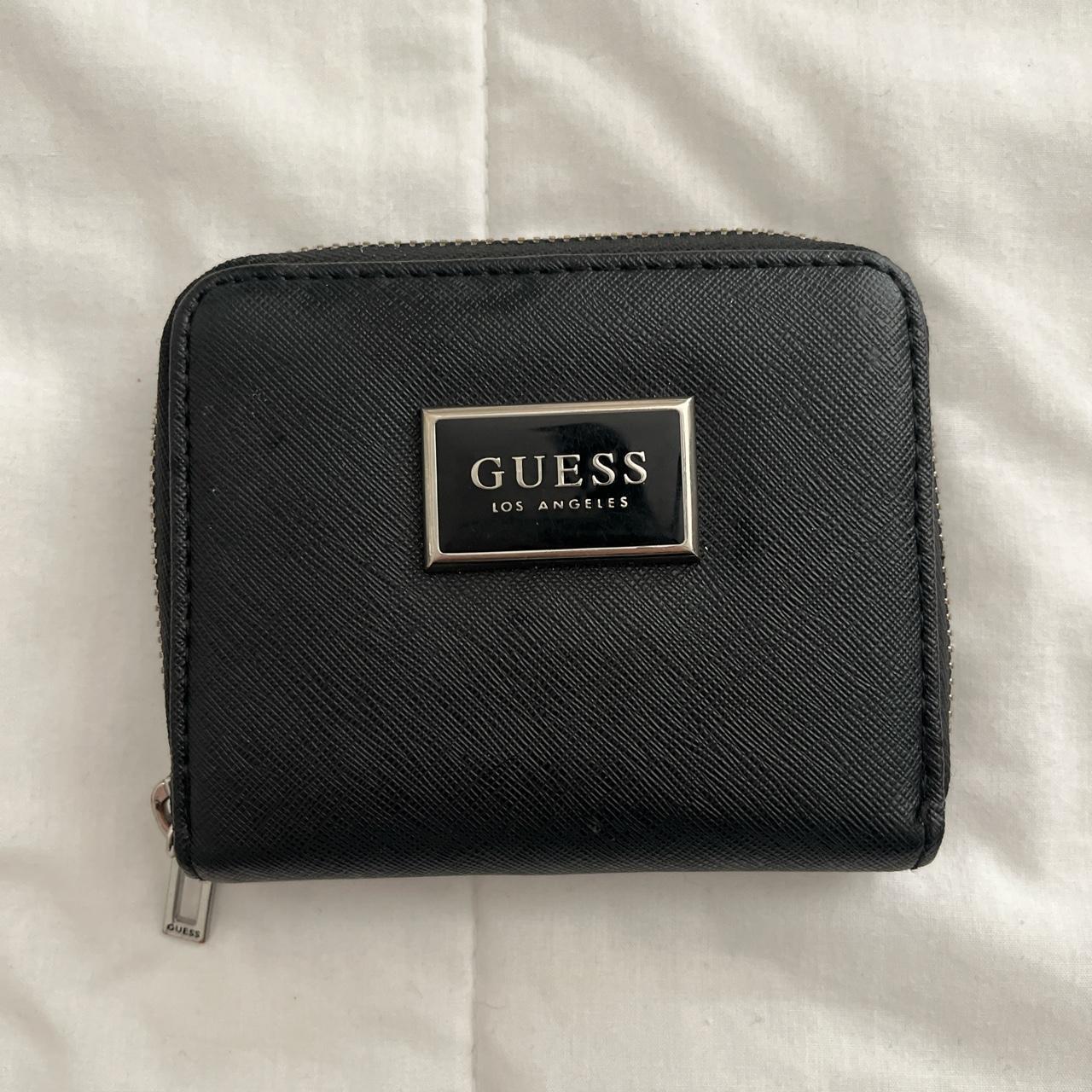 Guess black wallet -some staining Dm for any... - Depop