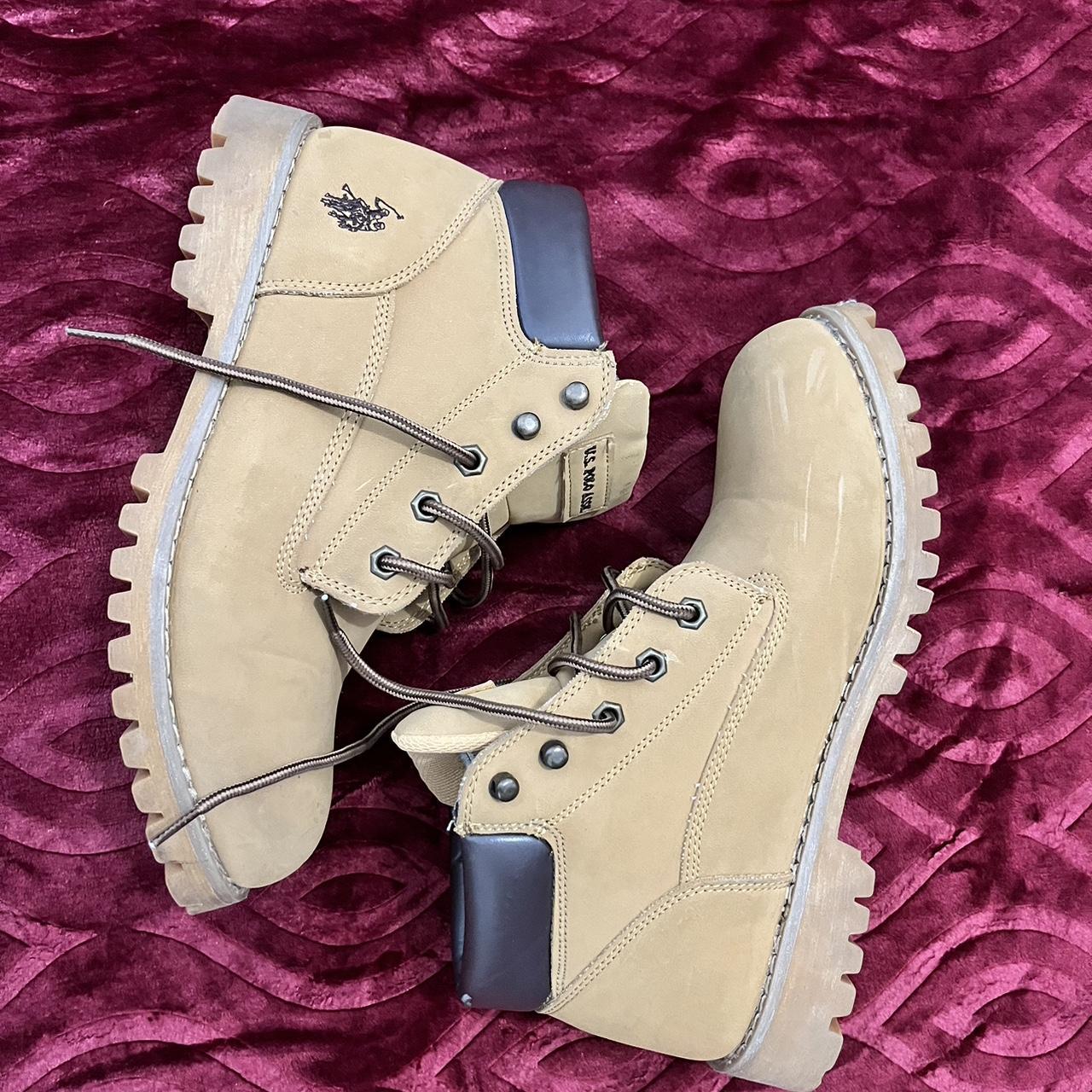 mens brown polo boots