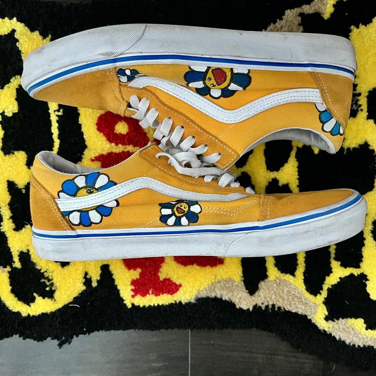 Vans X Takashi Murakami Gold Skull Brand new with - Depop