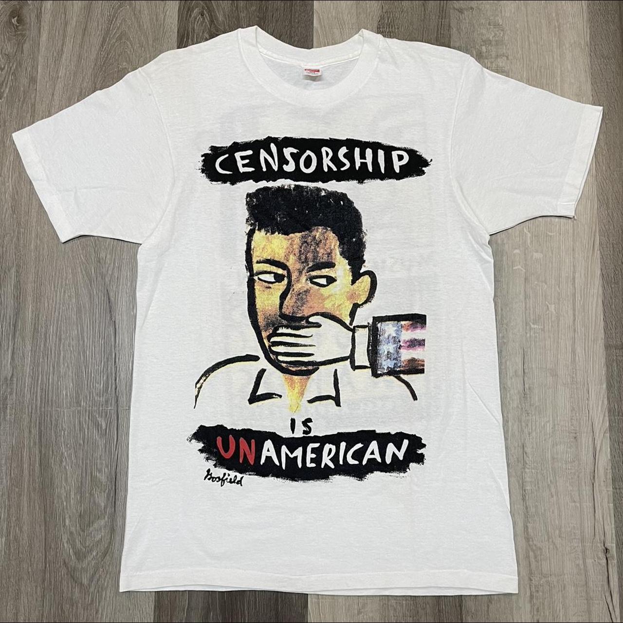 1990 MTV Awards Censorship Is UnAmerican Tee... - Depop