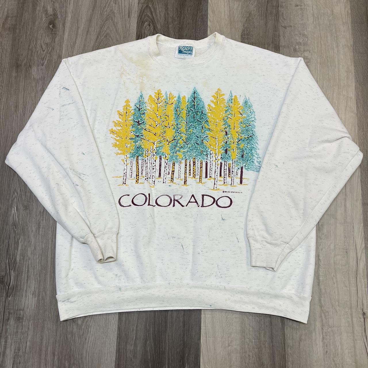VINTAGE Colorado Nature Sweatshirt... - Depop