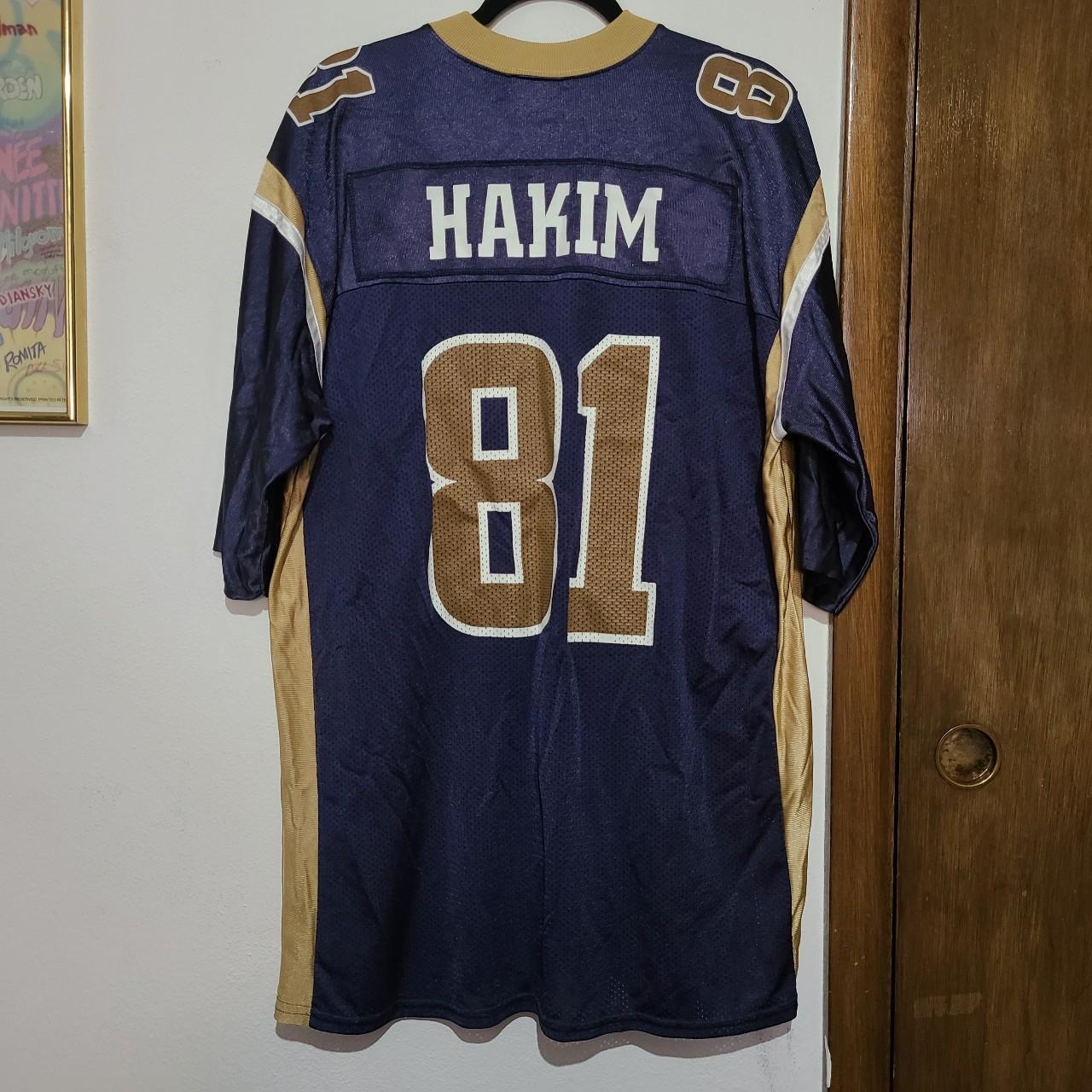 Vintage 60s NFL Rams Jersey Shirt 3/4 Sleeves - Depop