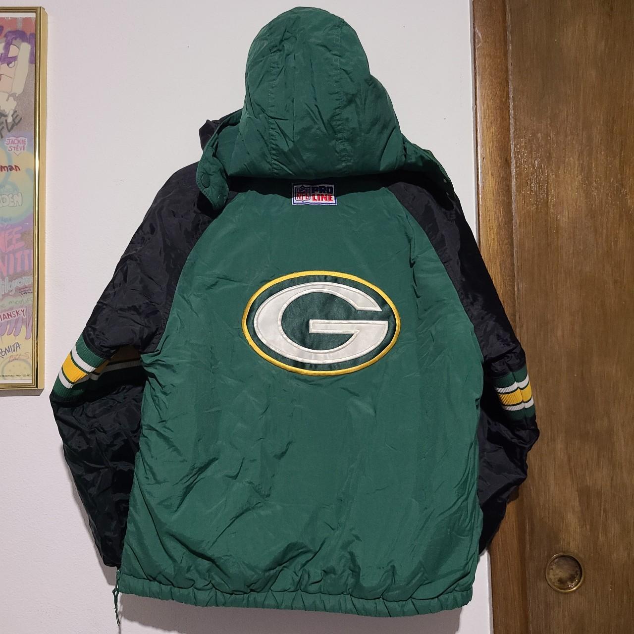 Green Bay Packers Pro Line Starter jacket Size - - Depop