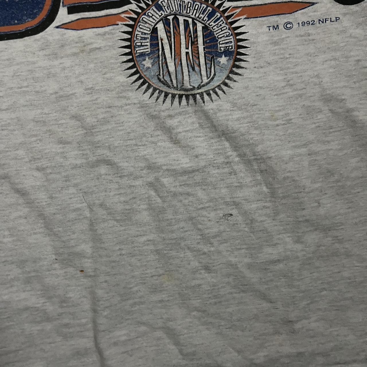 Vintage Chicago Bears tee Big design on chest Size - Depop