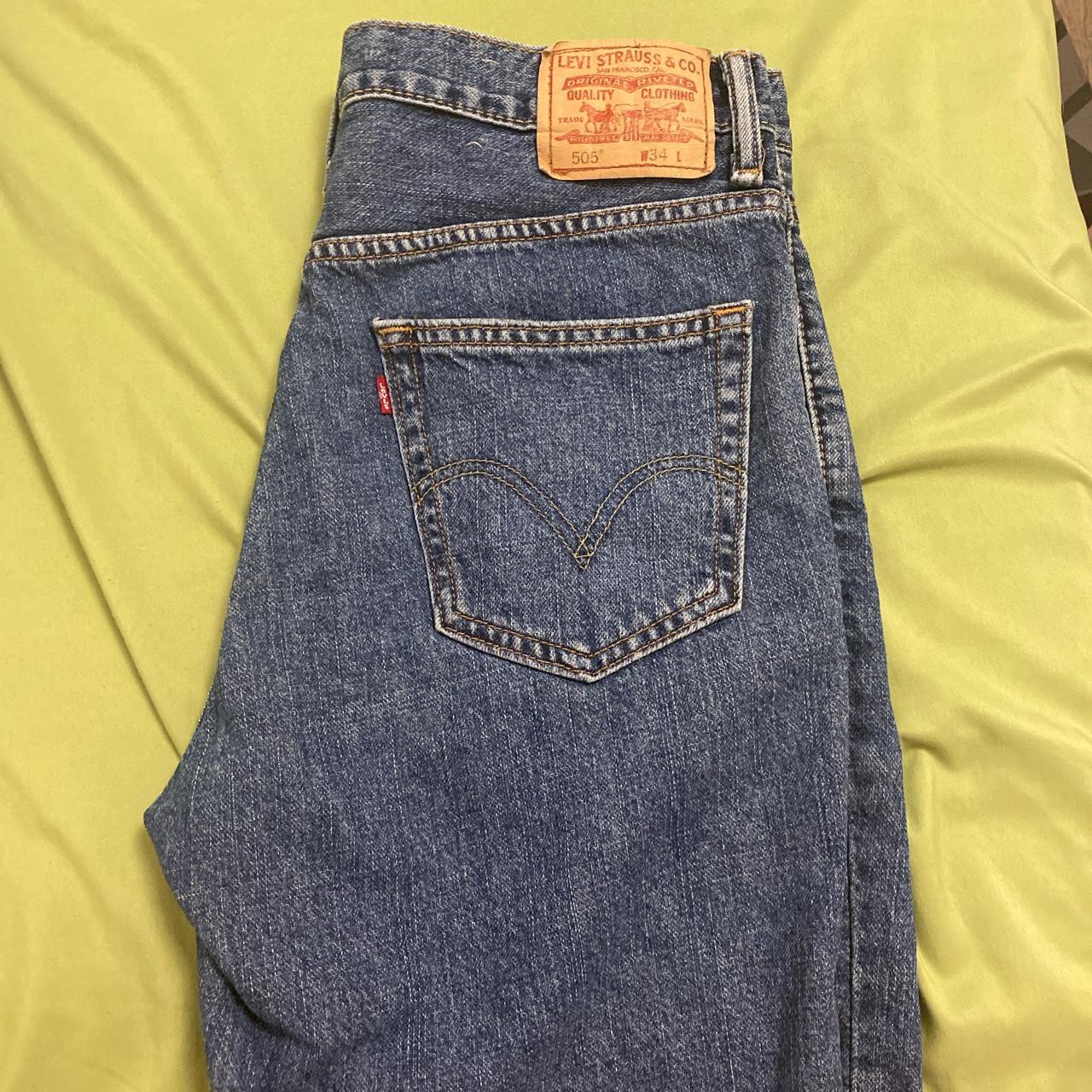 vintage levi 505 shorts jorts Size 34 Perfect for... - Depop