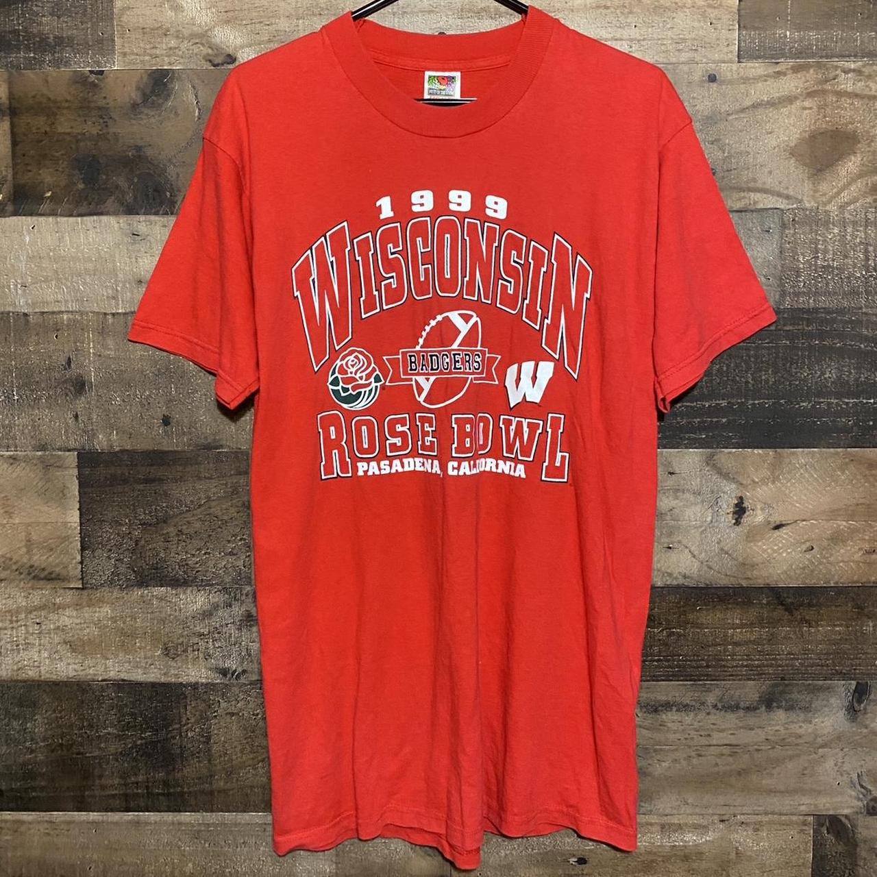 1999 Rose Bowl Wisconsin Badgers Vintage Football... - Depop