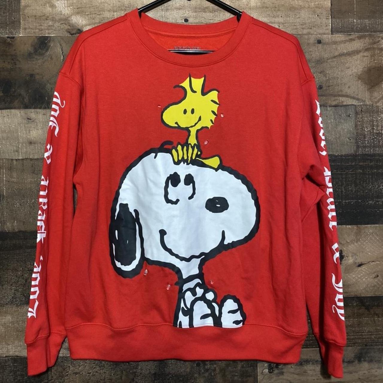 Official Peanuts Snoopy Woodstock Light Up Sweater... - Depop