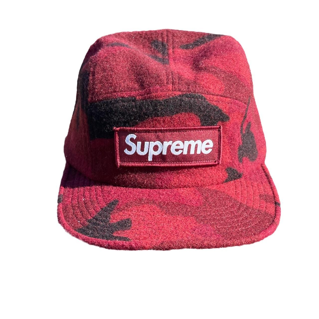 Supreme Wool Camo Camp Hat (FW17) - Depop