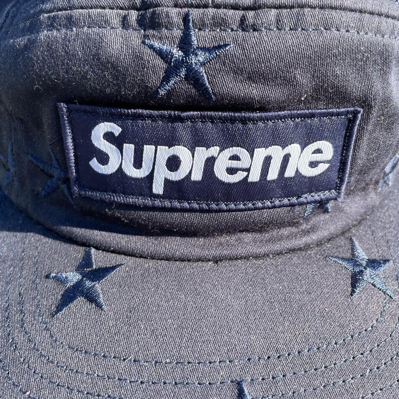 Supreme Star Camp Cap Navy Supreme Stars Camp Hat, (FW13)