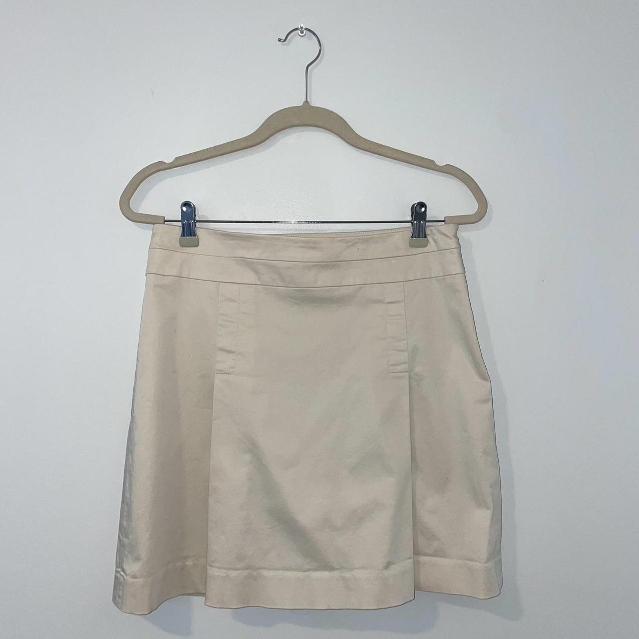 Khaki banana republic mini utility cargo skirt