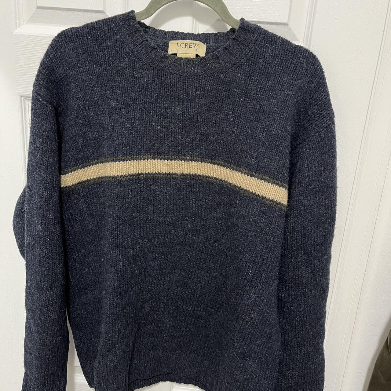 J.Crew Men's Navy Jumper Depop