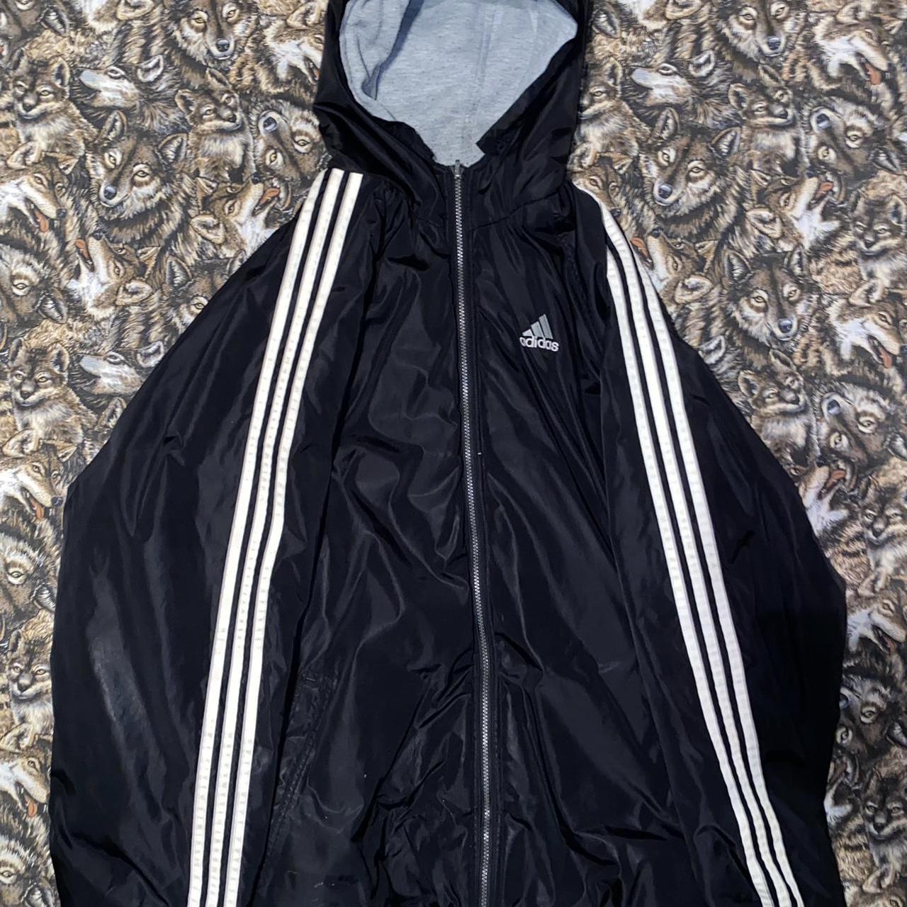 Reversible Vintage Adidas Jacket Size XL Fits like... - Depop