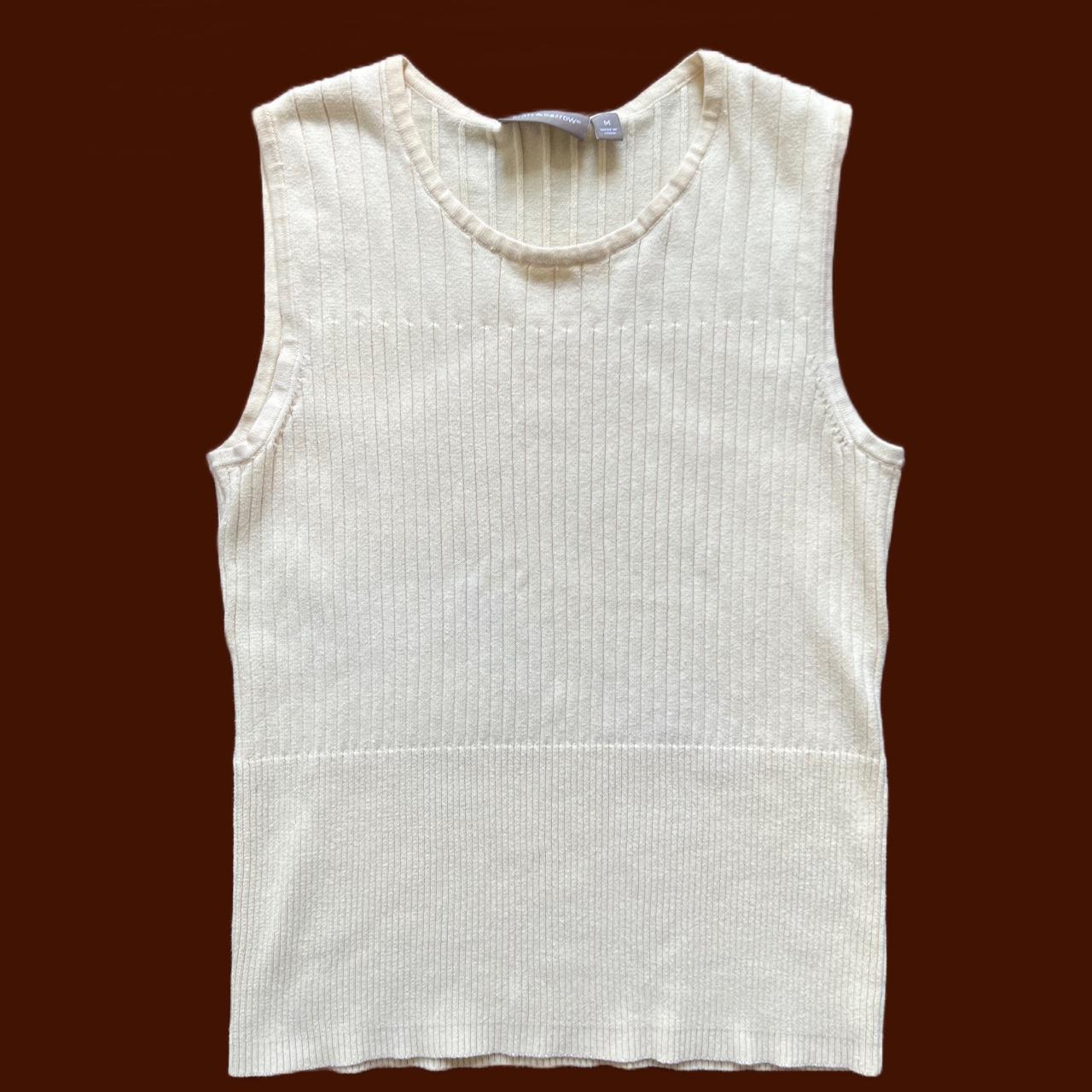 Pale Yellow Sweater Vest Great condition No stains Depop