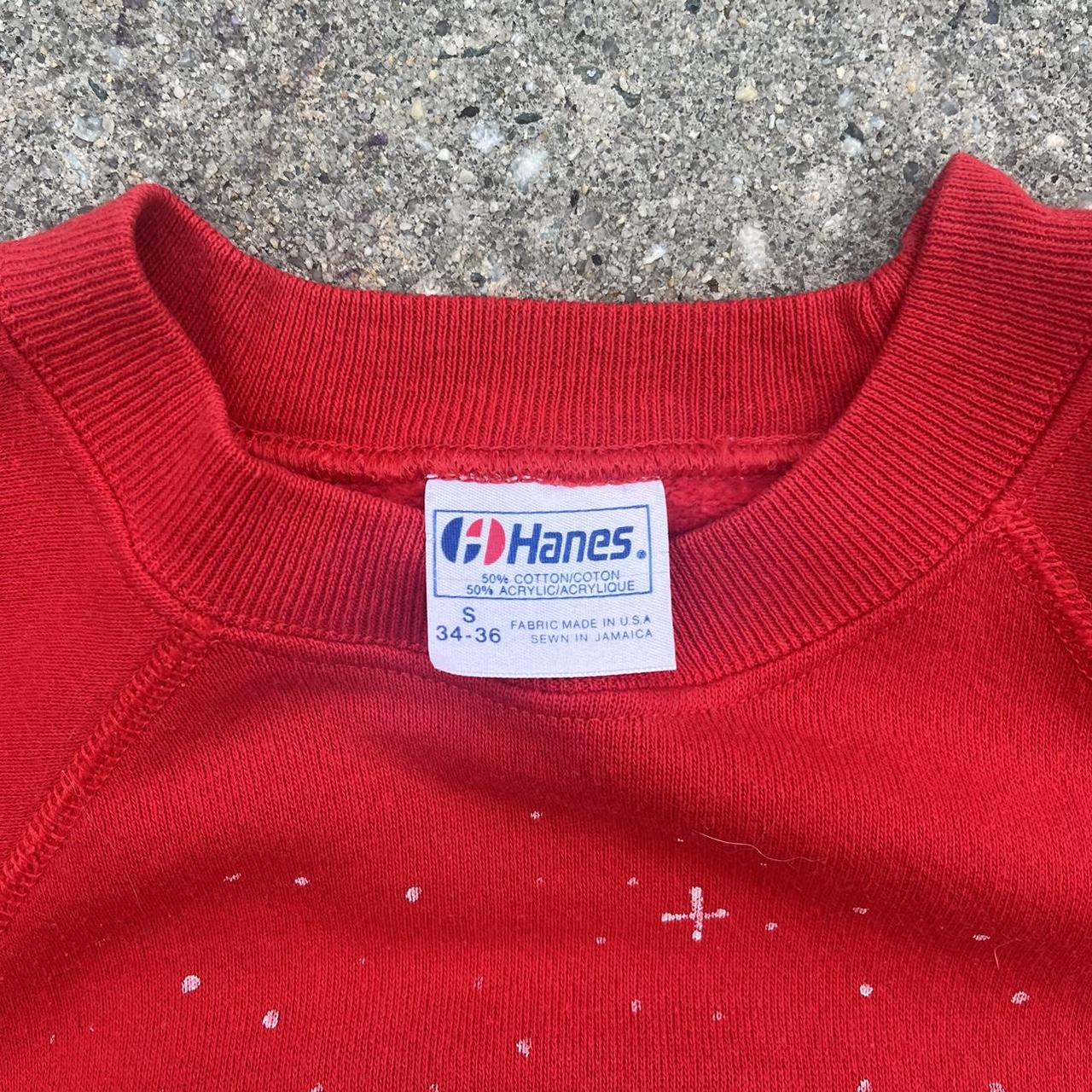 Hanes Women's Sweatshirt - Red - S – Vintage 80’s… - image 2