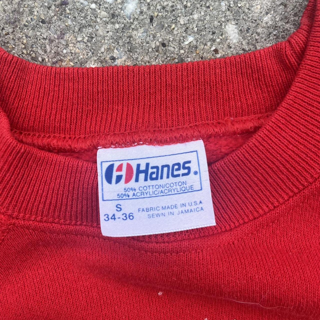 Hanes Women's Sweatshirt - Red - S – Vintage 80’s… - image 6