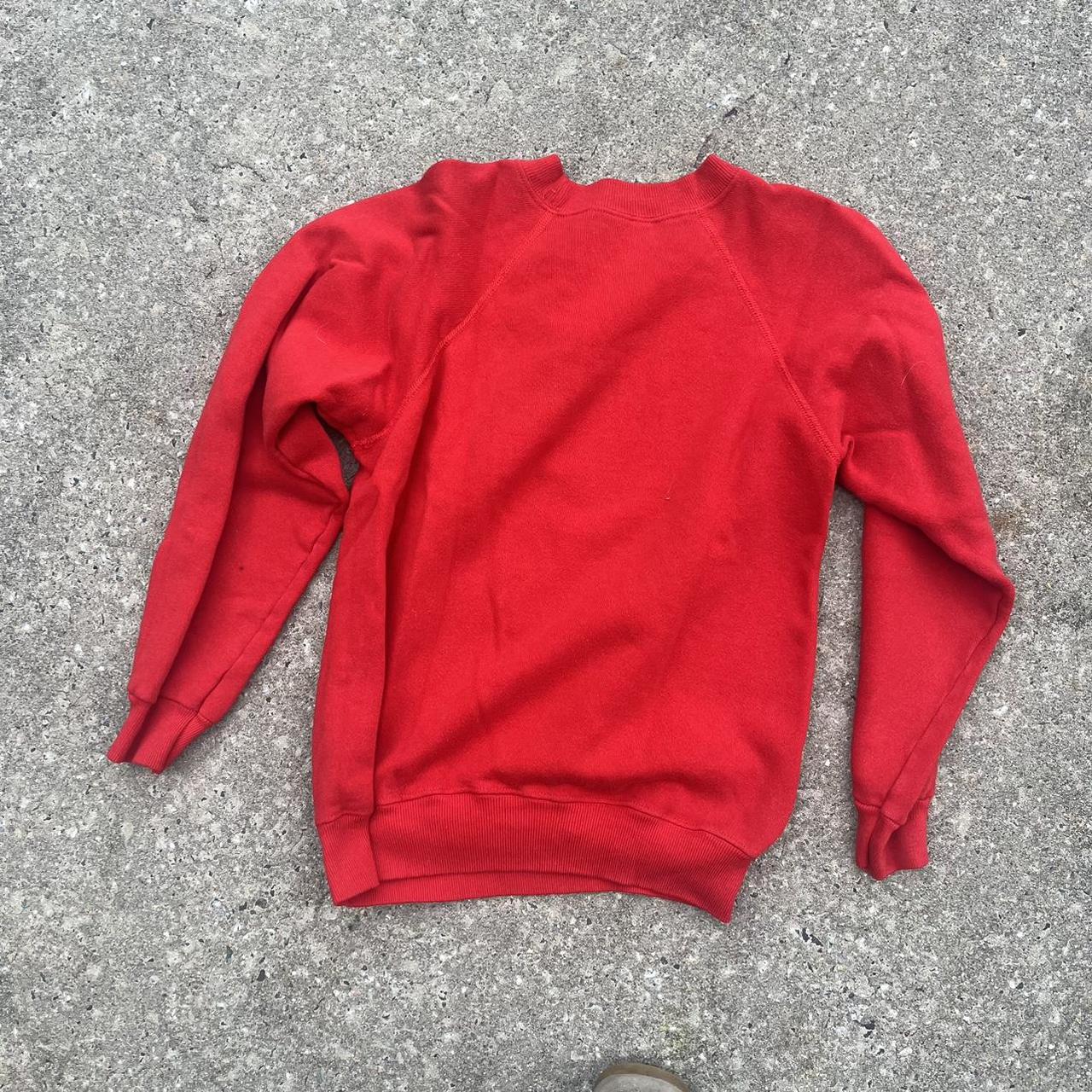 Hanes Women's Sweatshirt - Red - S – Vintage 80’s… - image 7