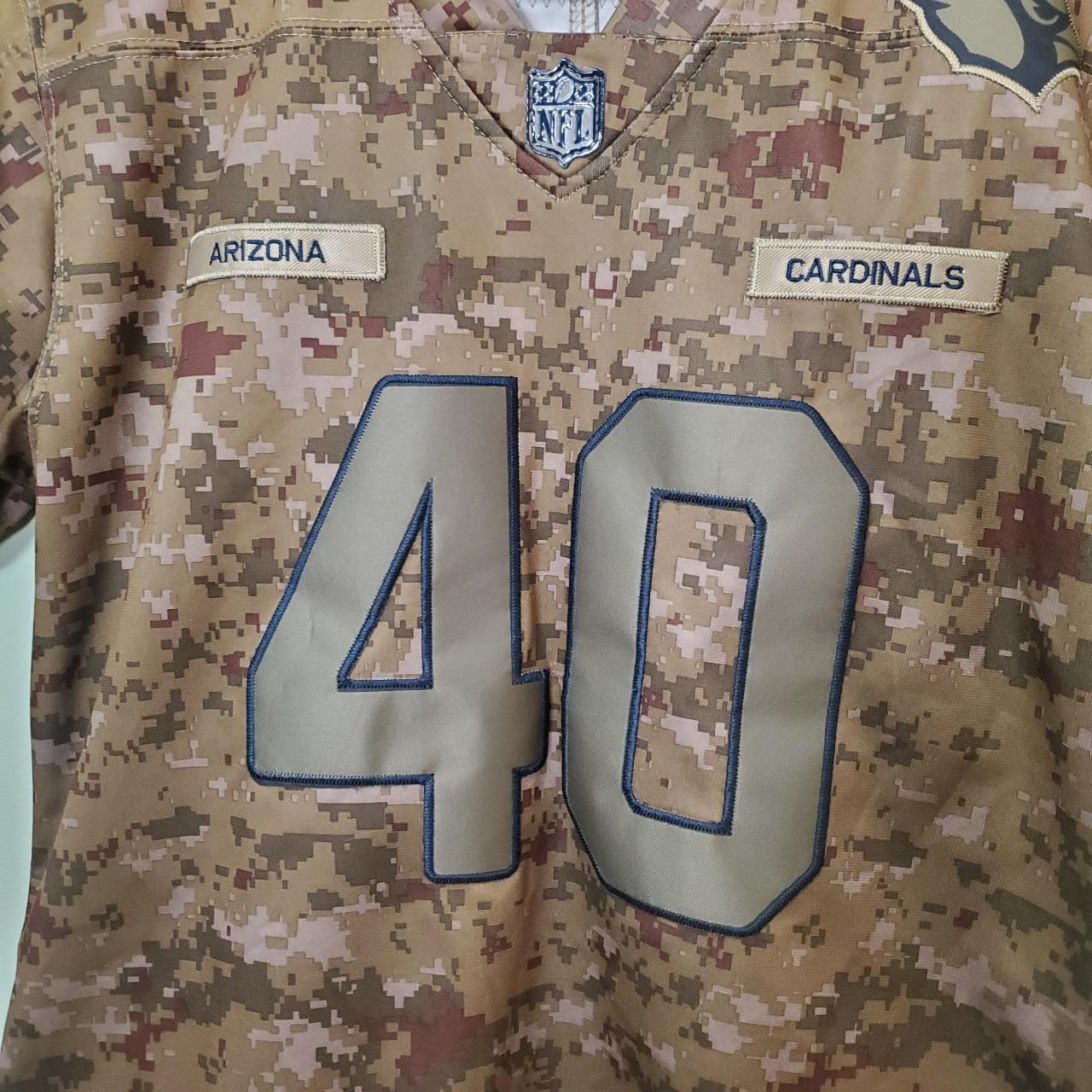 PAT TILLMAN #40 Arizona Cardinals Camouflage SALUTE TO SERVICE Jersey  Youth XL