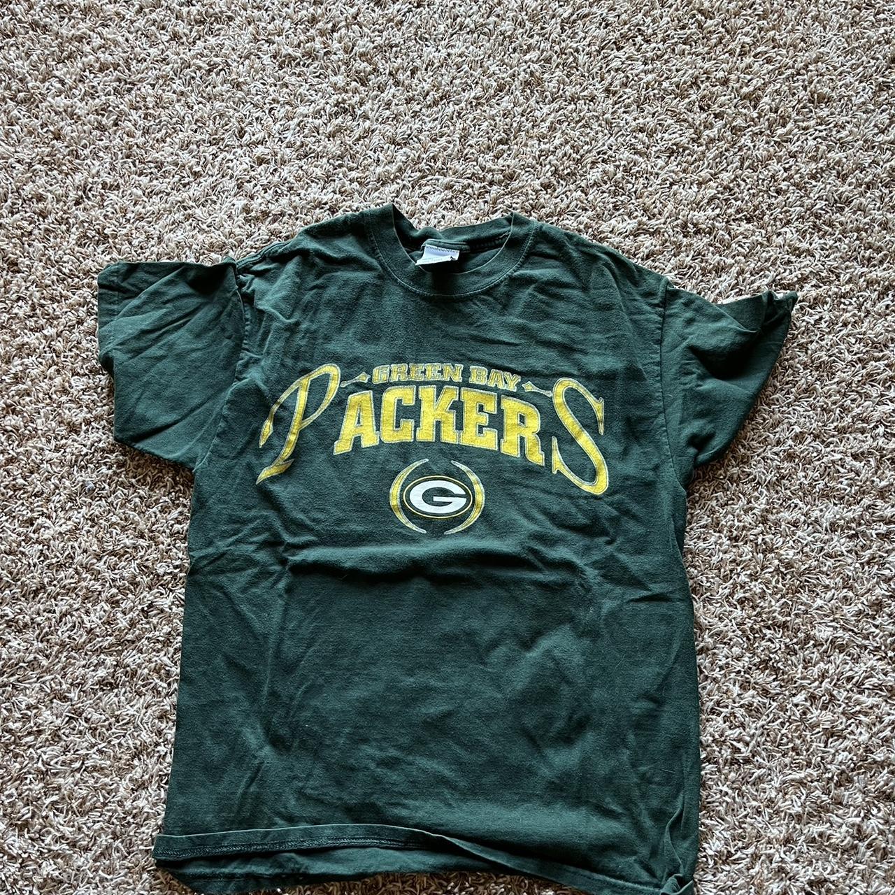 Vintage Green Bay Packers Tank Top Jersey Has a bit - Depop