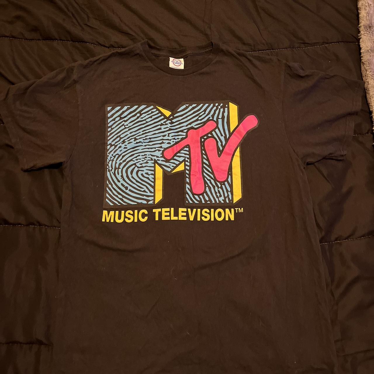 T-shirt MTV Rose Pour Homme - Neuf Avec étiquettes - Coupe Classique - Matière Mixte - Look Décontracté