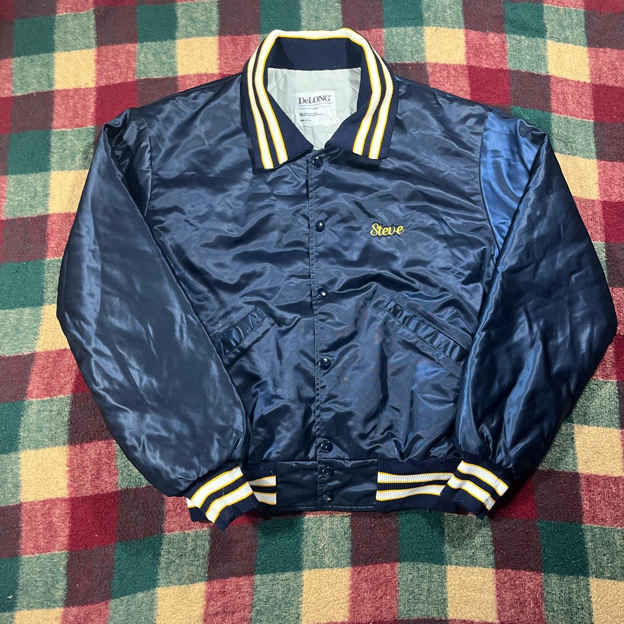 Vintage 90s Varsity Jacket Size large Made in... - Depop