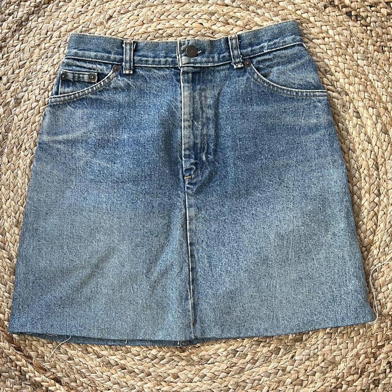 Levi's orange hotsell tab skirt