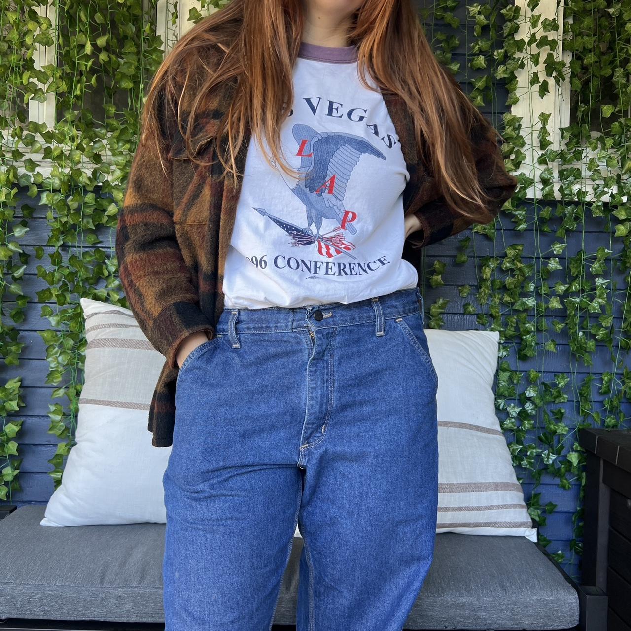 Vintage 90s Early 2000s Lauren Ralph Lauren Navy Red | Depop