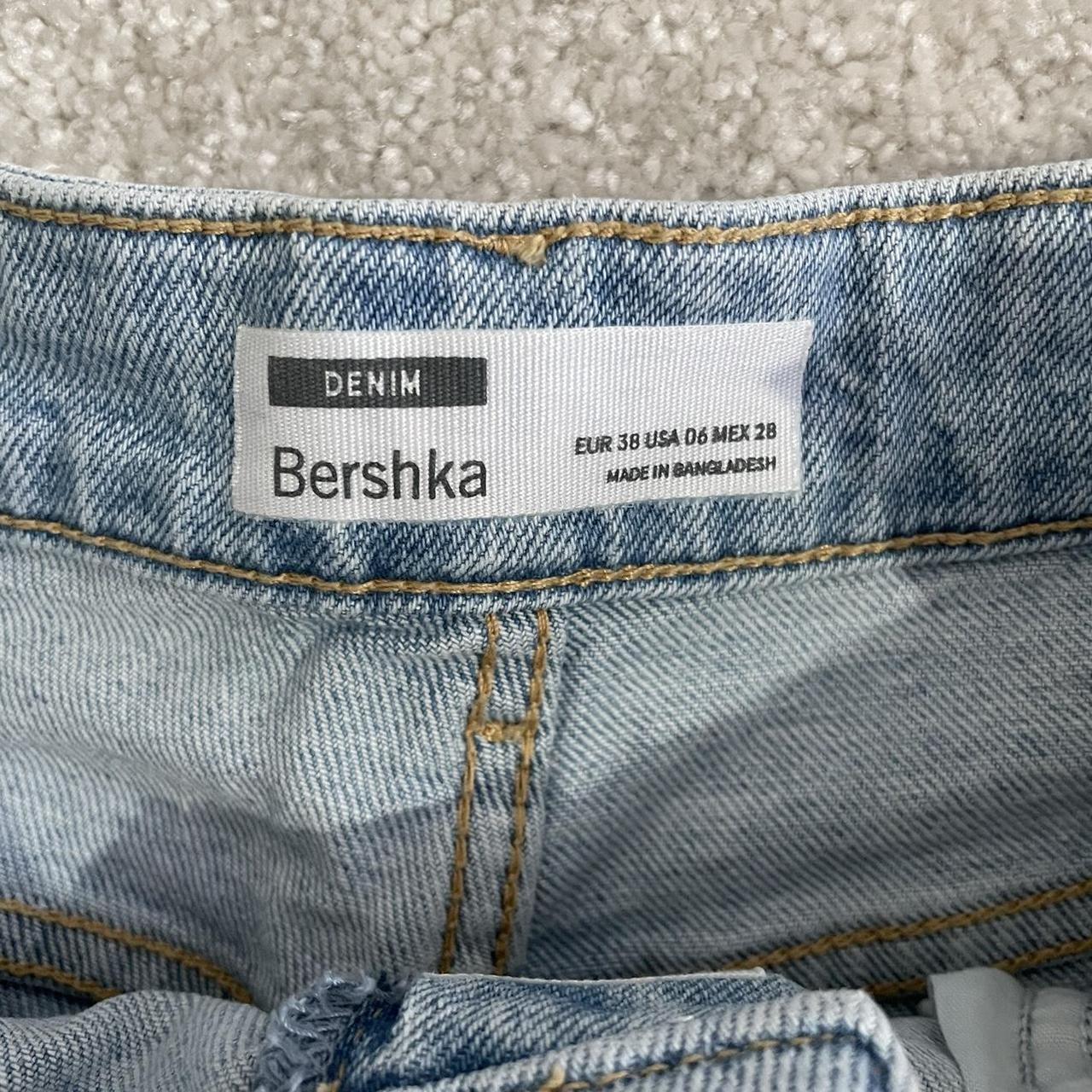 Bershka Denim Shorts Only been worn a few times so... - Depop