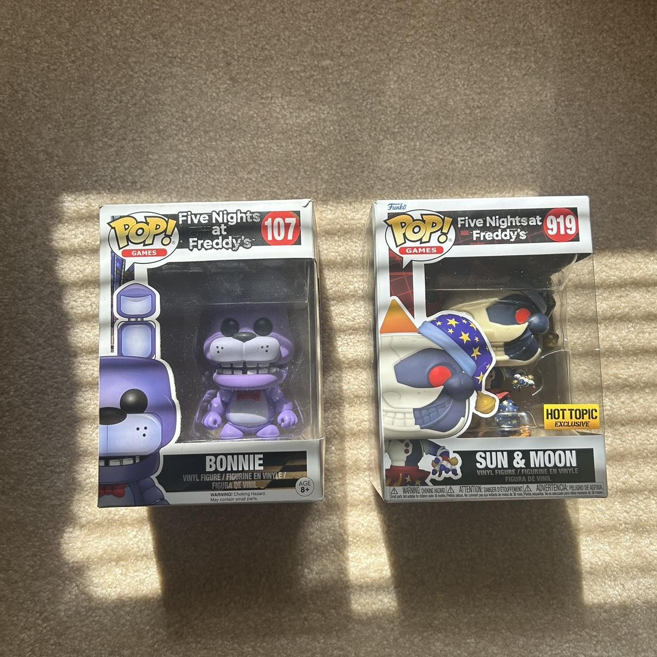 Bonnie Sun Moon FNAF Funko Pops Depop