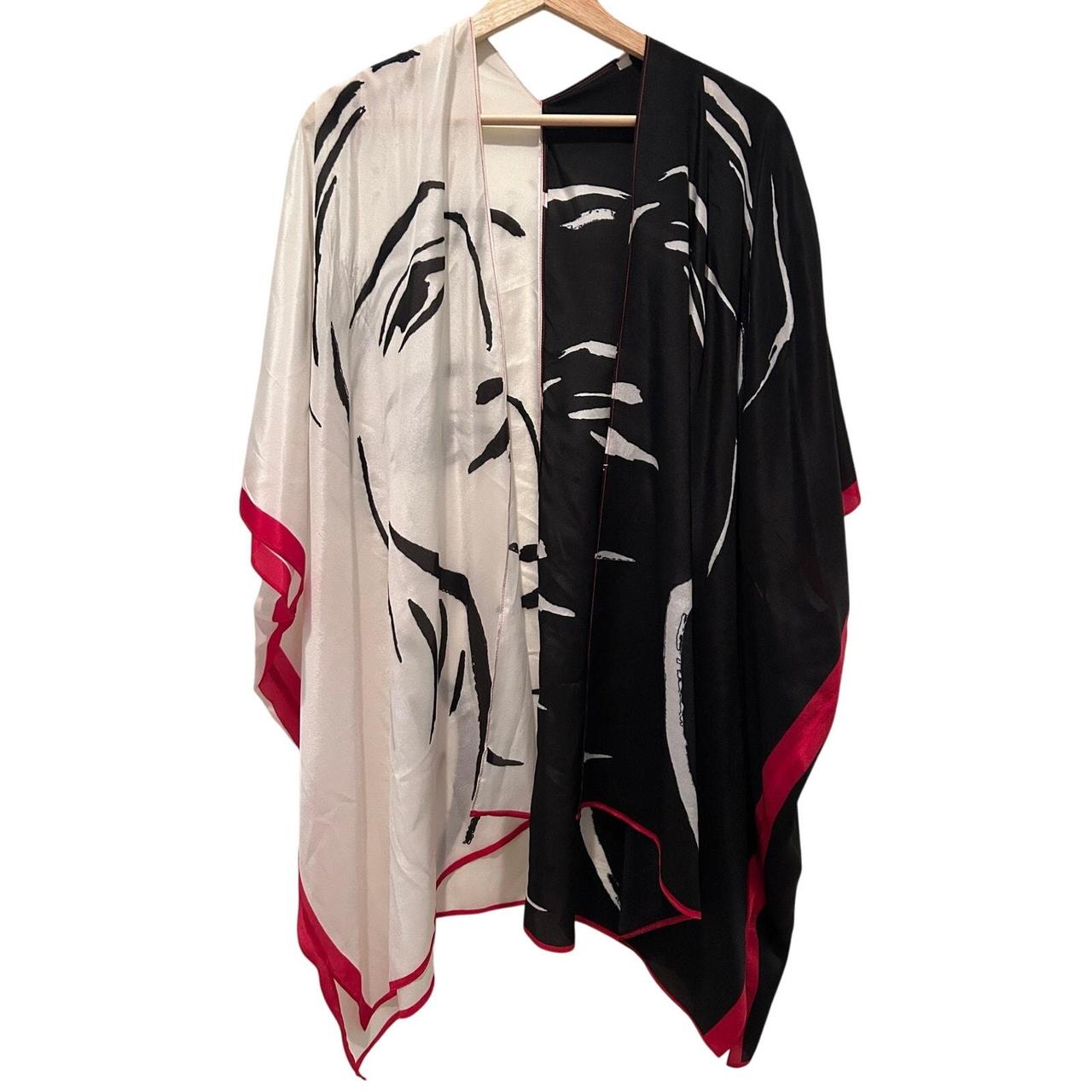 Source Unknown Women's Top - White/Multi - One si… - image 4