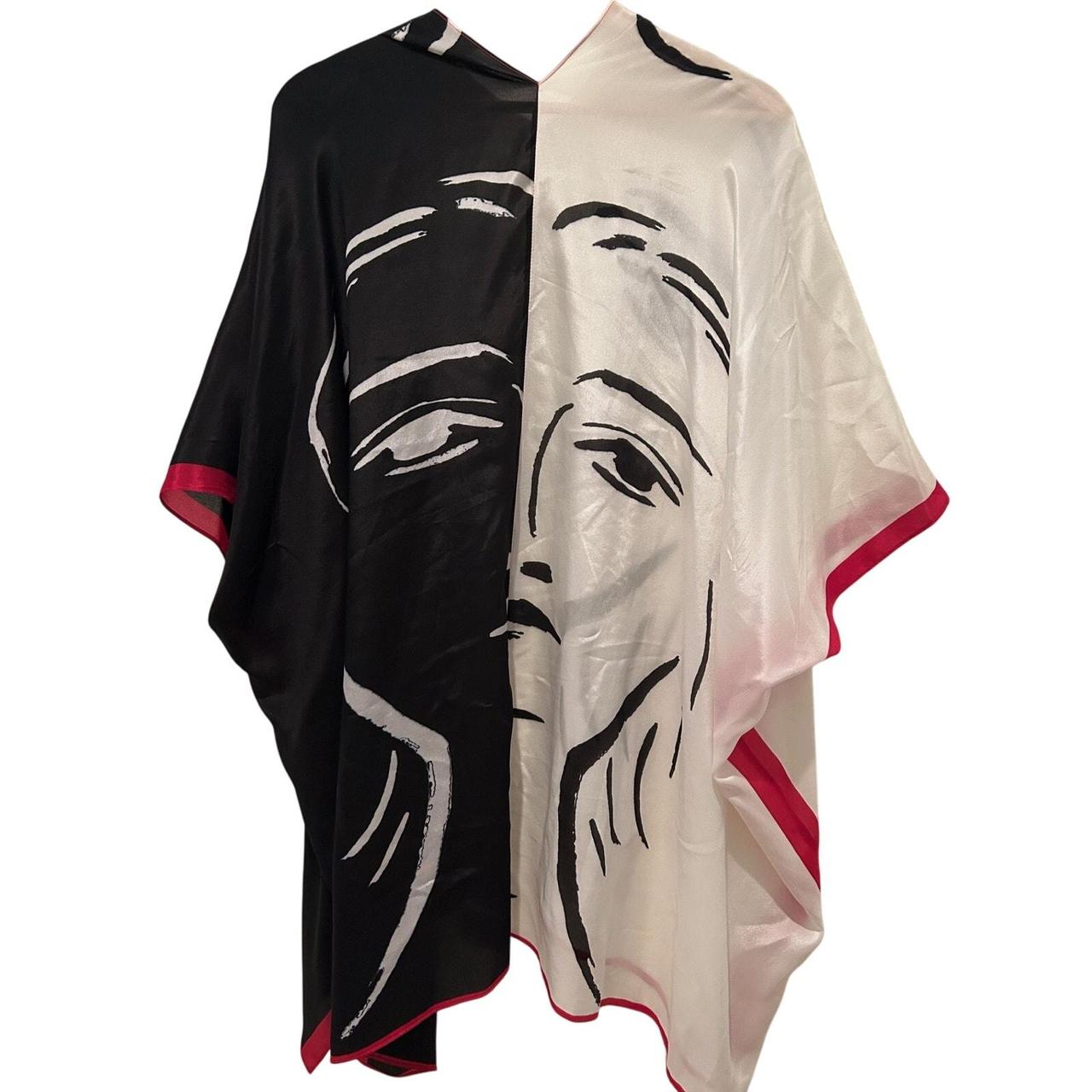 Source Unknown Women's Top - White/Multi - One si… - image 5