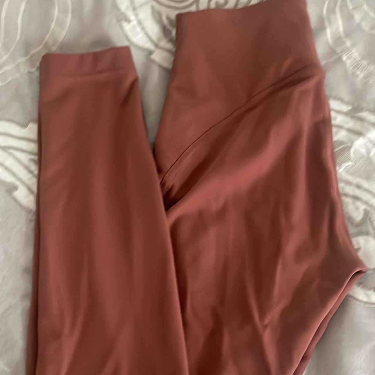 Red lululemon instill leggings Size: 4 - Depop