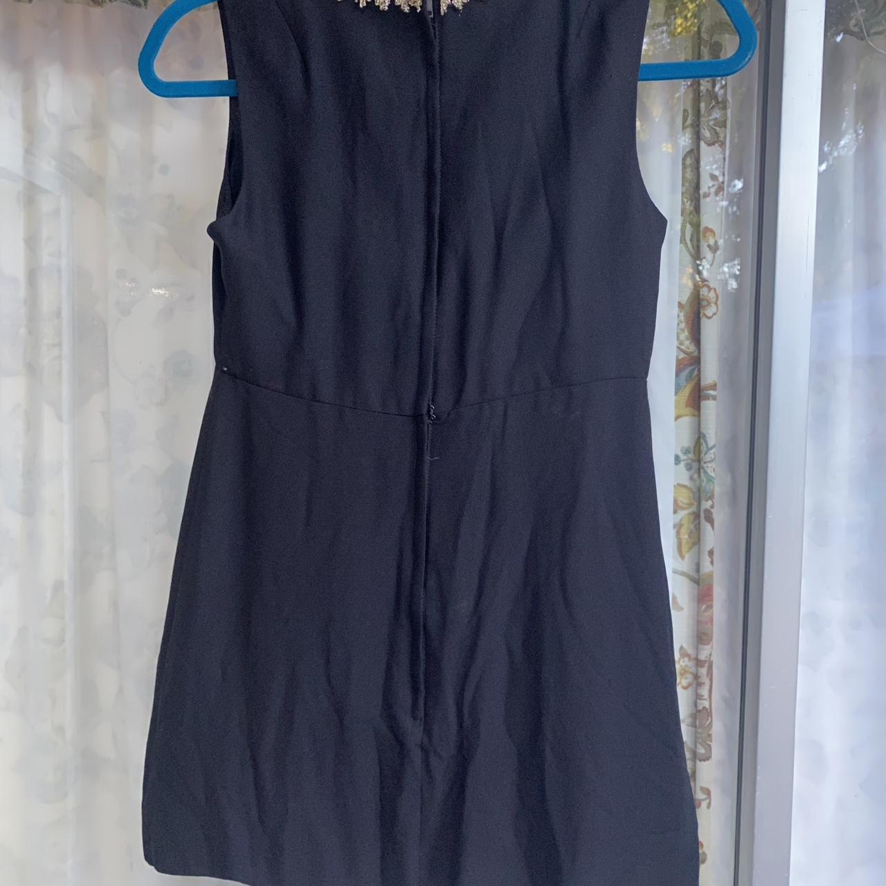 Women's Dress - Black - S – Vintage 1960s black c… - image 4