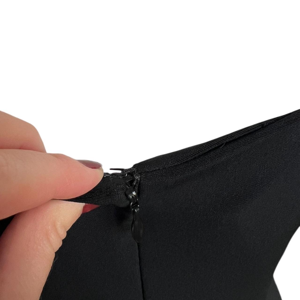 Albert Nipon Women's Midi Dress - Black/White - 8… - image 7