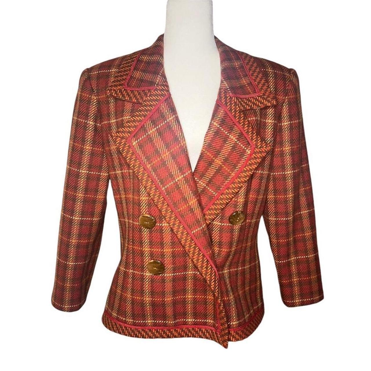 Albert Nipon Women's Overcoat - Red/Orange - 12 –… - image 1