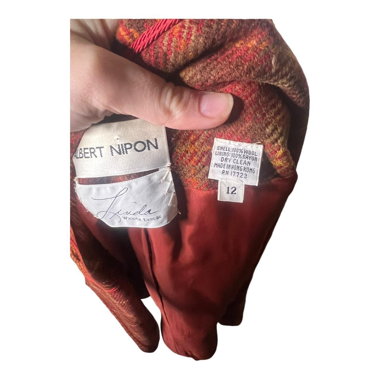 Albert Nipon Women's Overcoat - Red/Orange - 12 –… - image 6