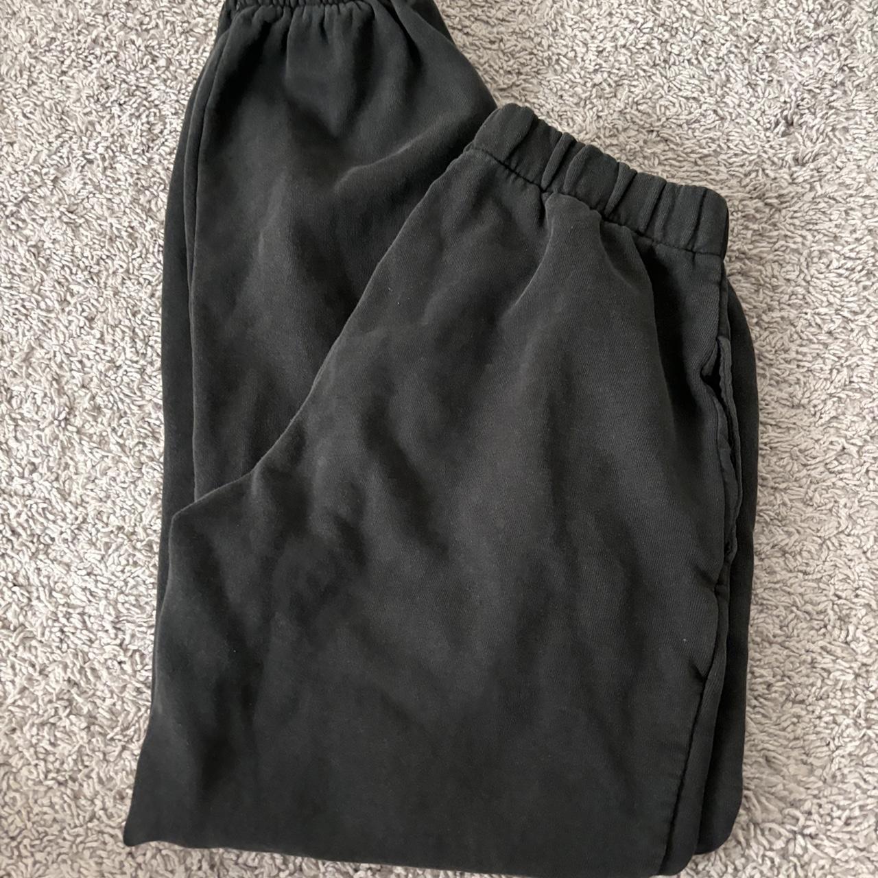 Black brandy Melville sweatpants Color is a bit worn... Depop